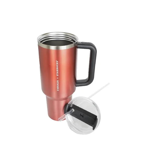Stanley x Starbucks Red Black SS Quencher Tumbler Red & Black Lunar Luxury 2025 40oz