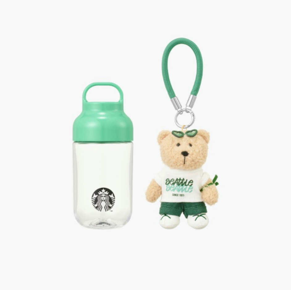 Botella de Agua con Llavero Bearista Seattle Korea Festival Collection 2025 430ml