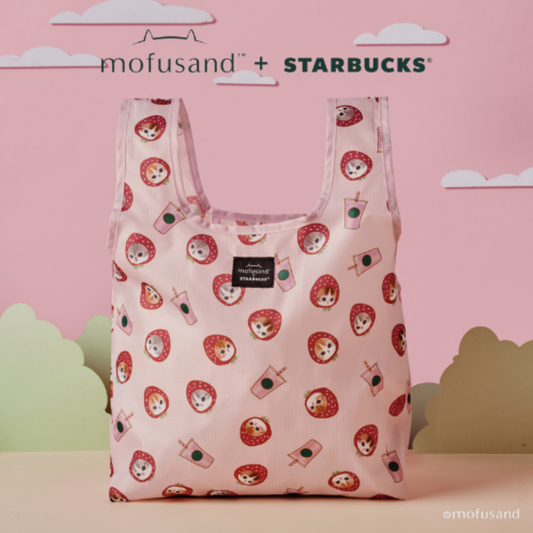 Bolsa Reusable Strawberry Mofusand x Starbucks Singapore 2025