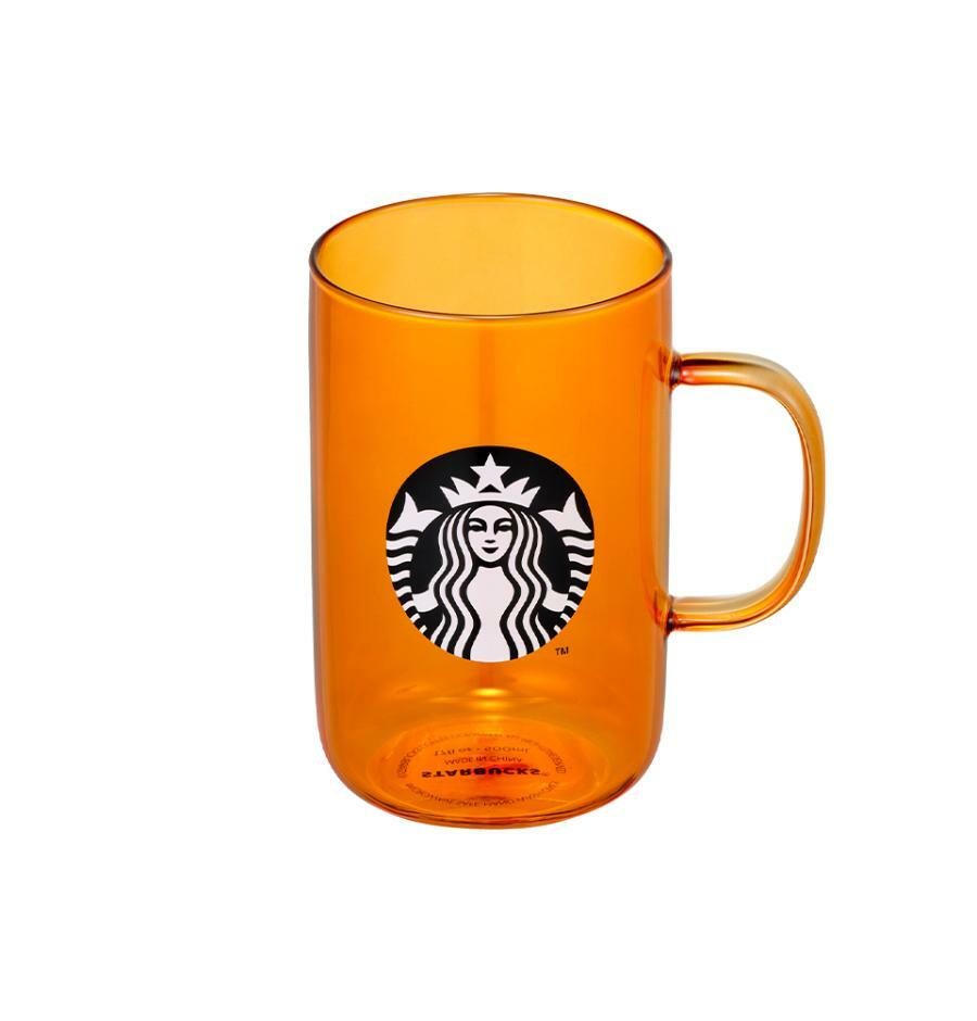 Taza de Vidrio Starbucks Korea 2025 Summer season1 series Sunset Summer glass cups 500ml 17.6oz