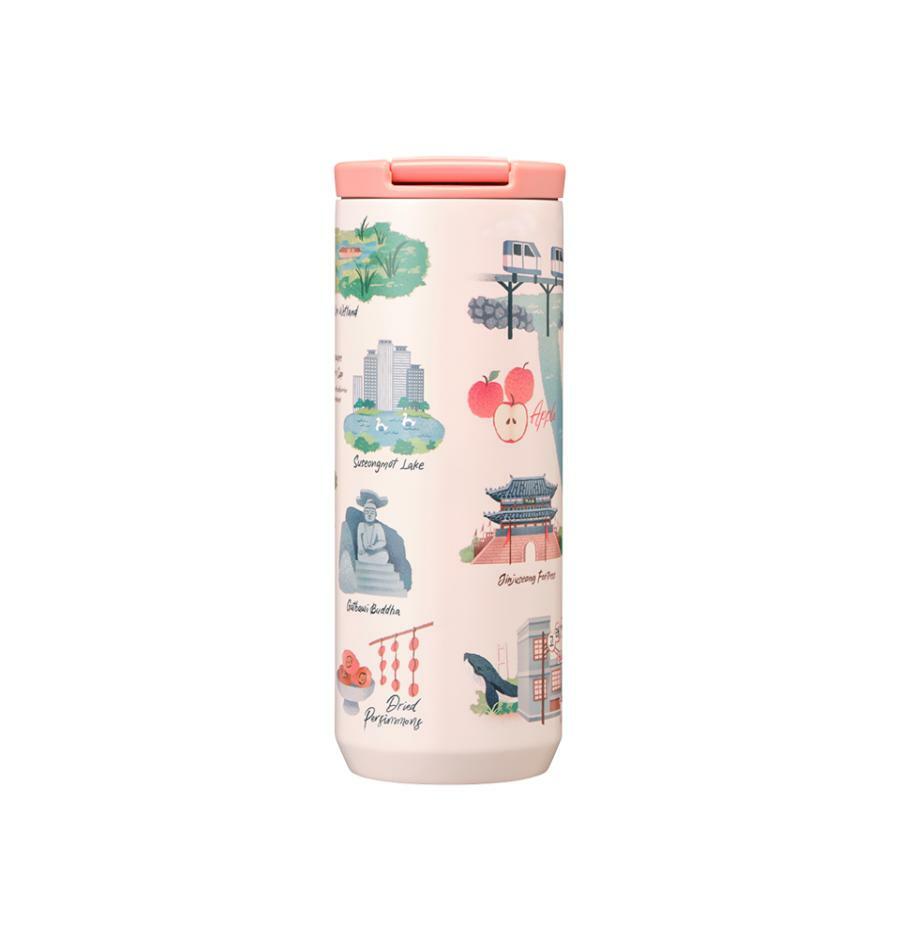 Termo de Acero Inoxidable Annyeong Gyeongsang 355ml Regional City Corea