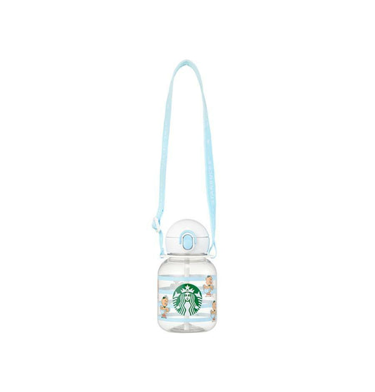 Termo de Popote Azul Starbucks x Bebe de Pino 2025 458ml