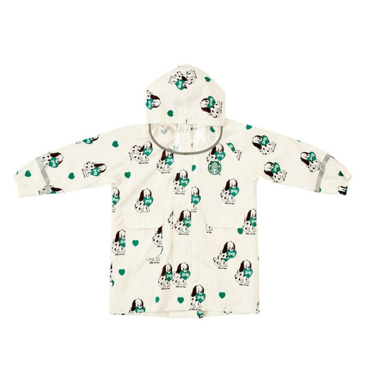 Impermeable con Bolsa para niñ@ talla M Starbucks x Bebe de Pino 2025