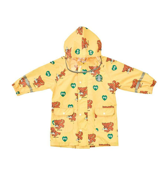 Impermeable Amarillo Talla S niñ@ Starbucks x Bebe de Pino 2025