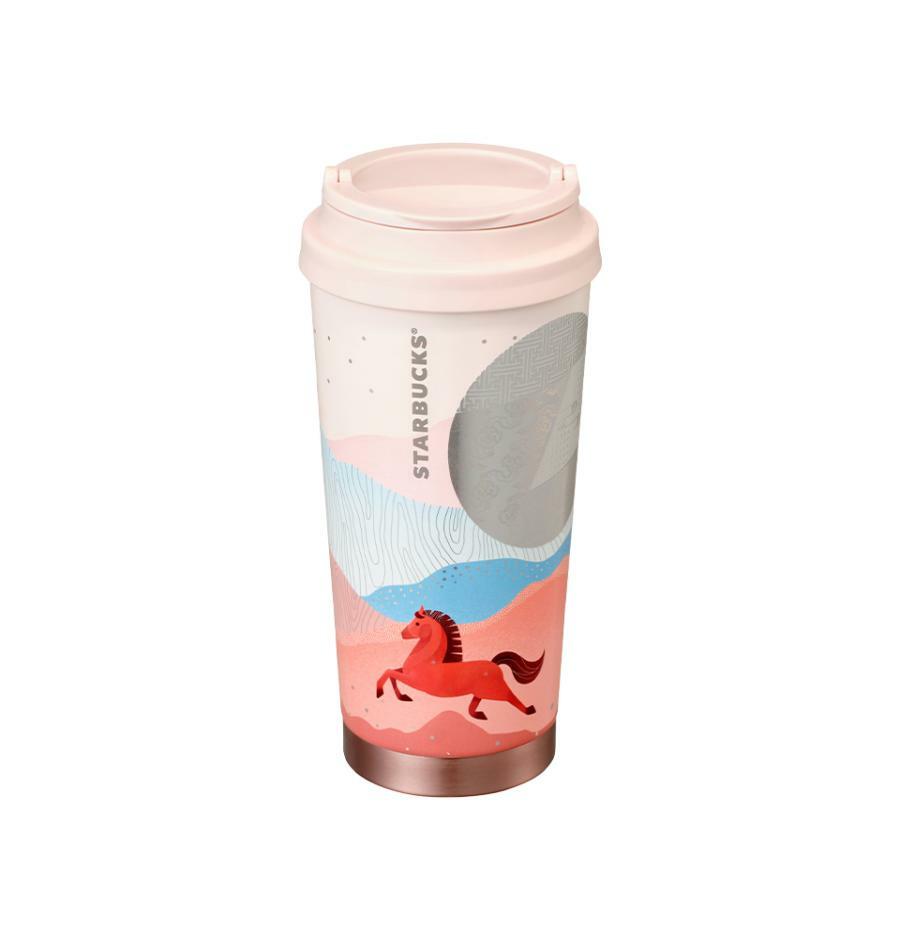 Vaso SS Wildtail Redhorse Elma de 473 ml Year Of The Horse Starbucks Corea 2026