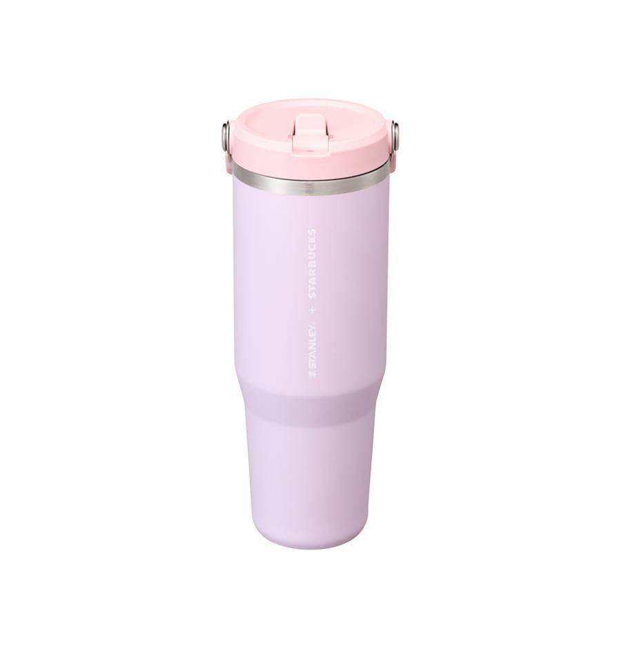 Vaso frío Stanley Flow Coldcup de acero inoxidable Blooming de 887 ml Starbucks Corea Sakura 2026 Pink Collection