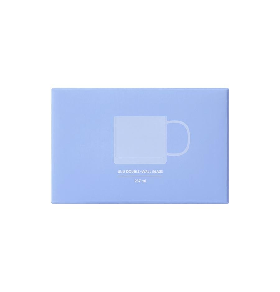 Taza de vidrio de doble pared Jeju de 237 ml. Jeju Starbucks Corea 2026