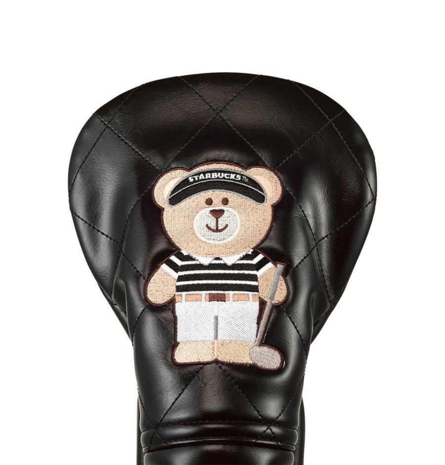 Funda para driver de golf (negra) Starbucks Golf Corea 2026