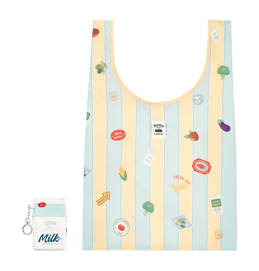 Bolsa plegable para leche de mercado agrícola Farmers Market Starbucks Corea 2026