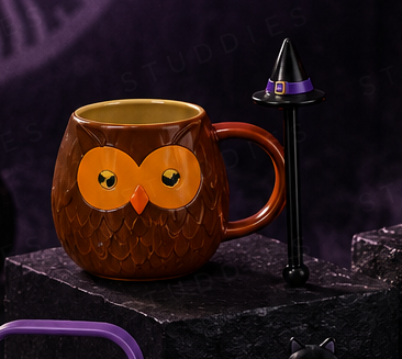 Starbucks Halloween Tailandia 2026 | Halloween Owl Mug 12 oz 🦉🎃
