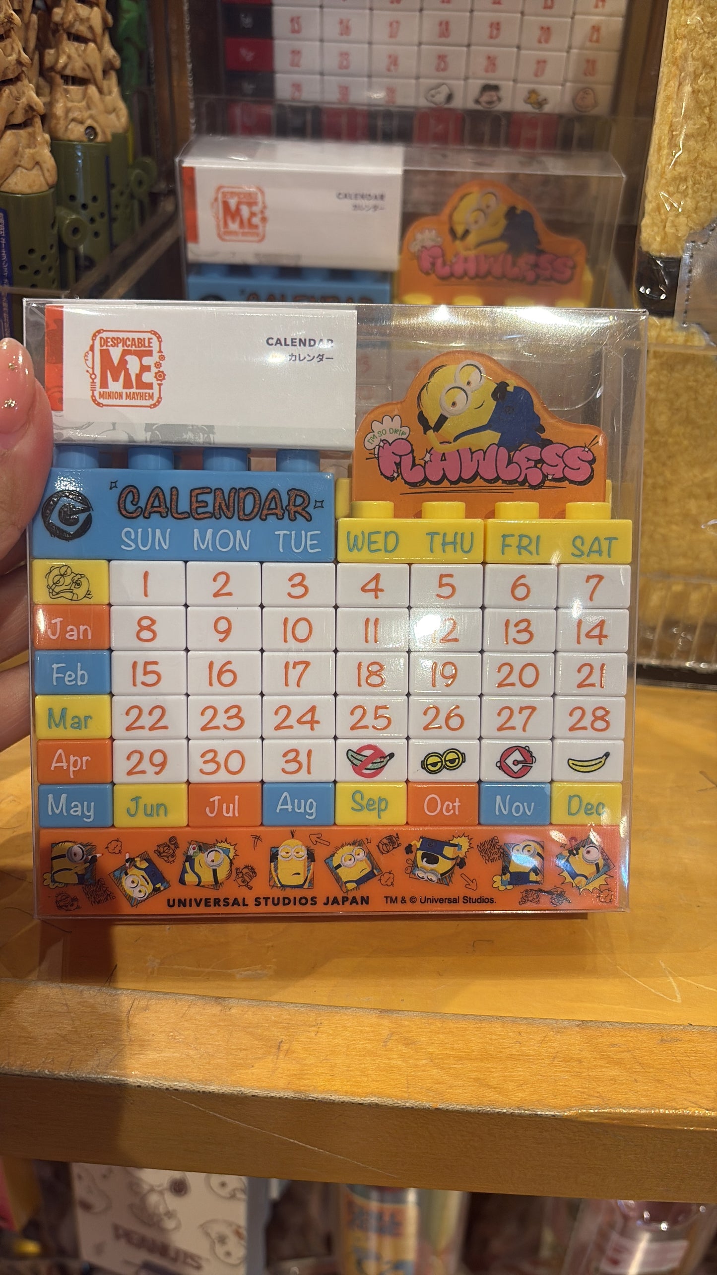 Calendario tipo lego