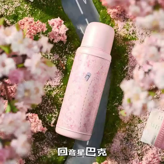 Termo de Acero Inoxidable Starbucks China 2025 Sakura Series 460ml 16.19oz
