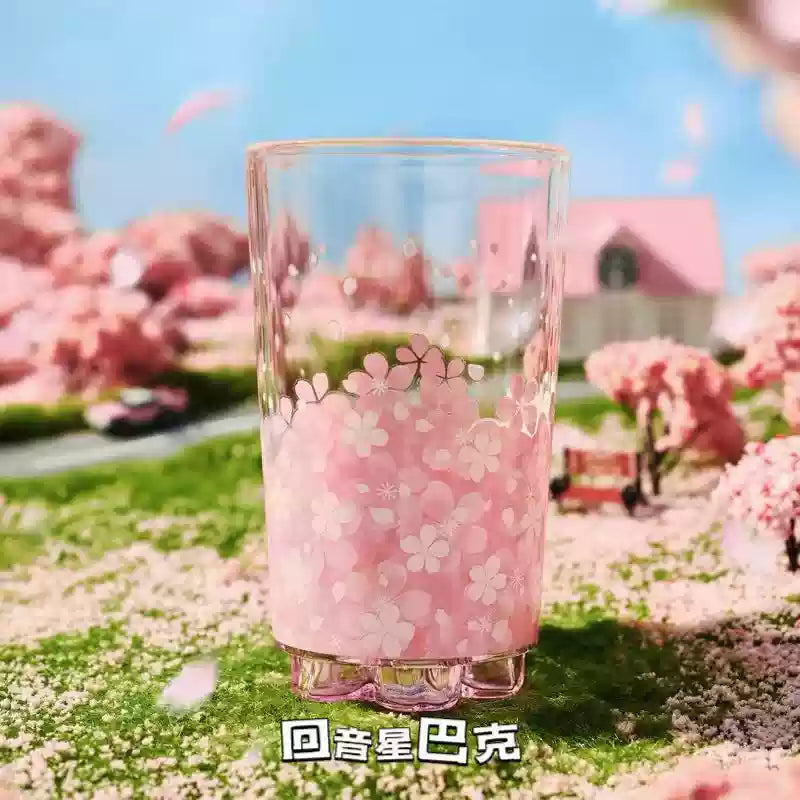 Vaso de Vidrio Starbucks China 2025 Sakura Series 450ml 15.84oz