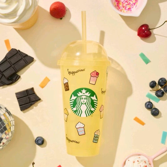 Vaso de Plastico Starbucks China 2025 Summer Frappuccino Party Series  775ml 27.28oz