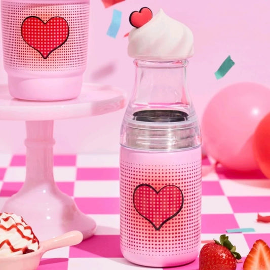 Botella de Agua de Acero Inoxidable Starbucks China 2025 Summer Frappuccino Party Series  515ml 18.13oz