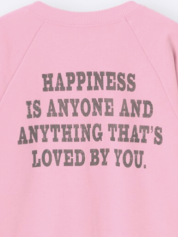 Sudadera de tela Reciclada GU x Peanuts | Edición AMOR con Snoopy