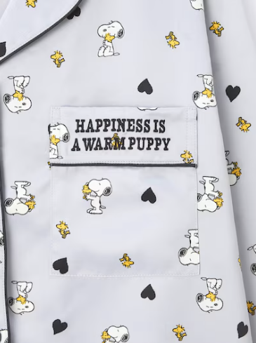 Pijama de GU x Peanuts | Manga Larga y Pantalón Largo