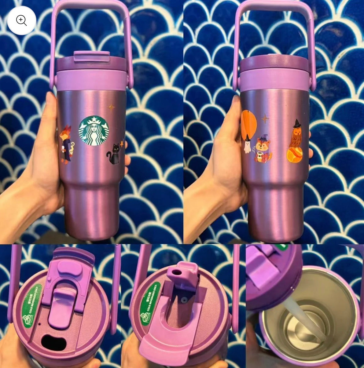 Starbucks Halloween Tailandia 2026 | Tumbler Morado de Acero Inoxidable 24 oz 🎃💜