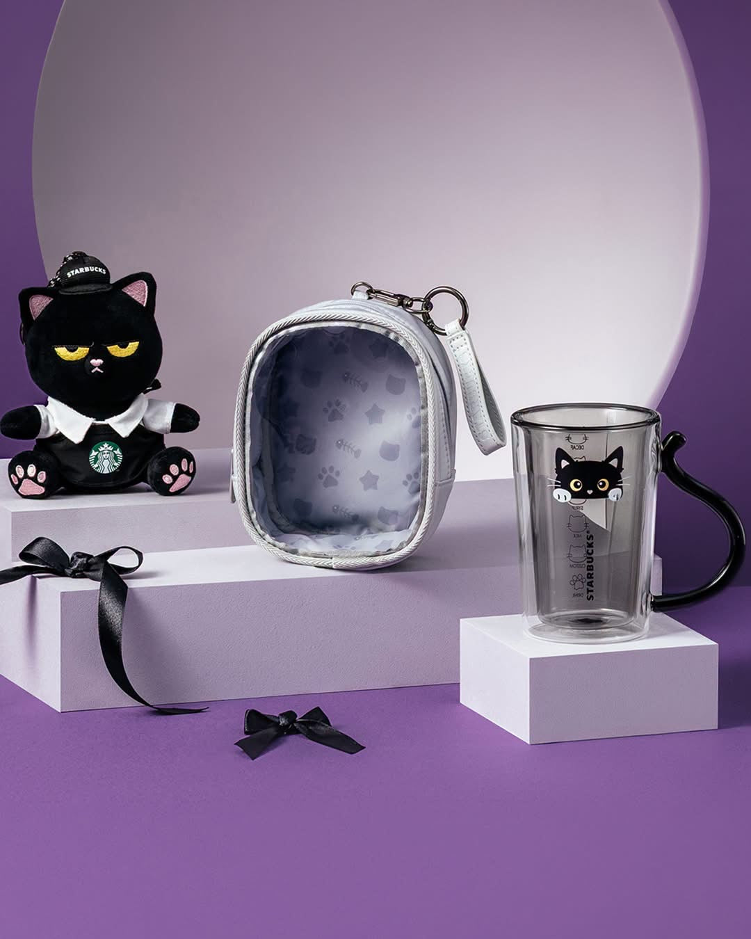 Starbucks Black Cat Collection 2026 | Black Cat Glass Mug 🐈⬛☕