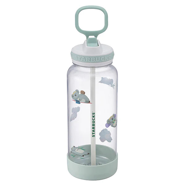 Botella de agua fría con forma de koala perezoso Starbucks Taiwan 2026 summer1 season series 32OZ
