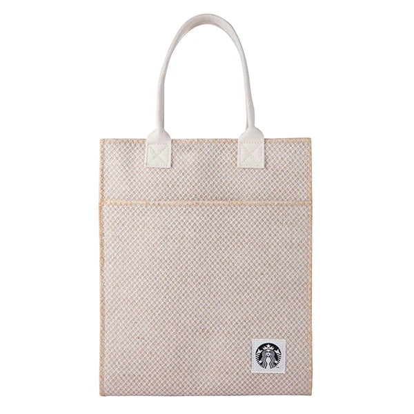 Bolso de algodón y lino con estampado de cocodrilo Starbucks Taiwan 2026 summer1 season series