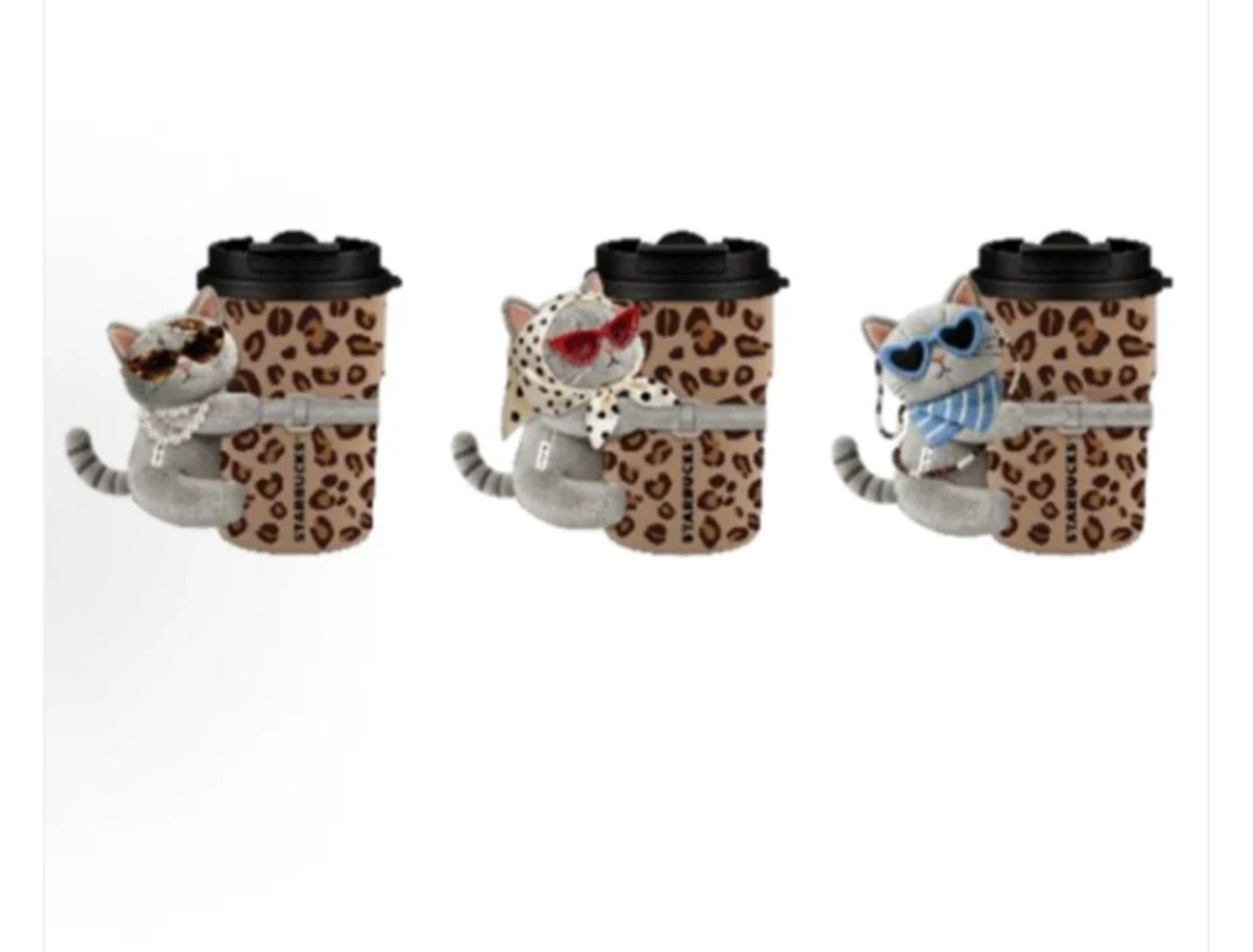 Starbucks Starbucks China 2026 Leopard Print Series 345ml boquilla doble acero inoxidable