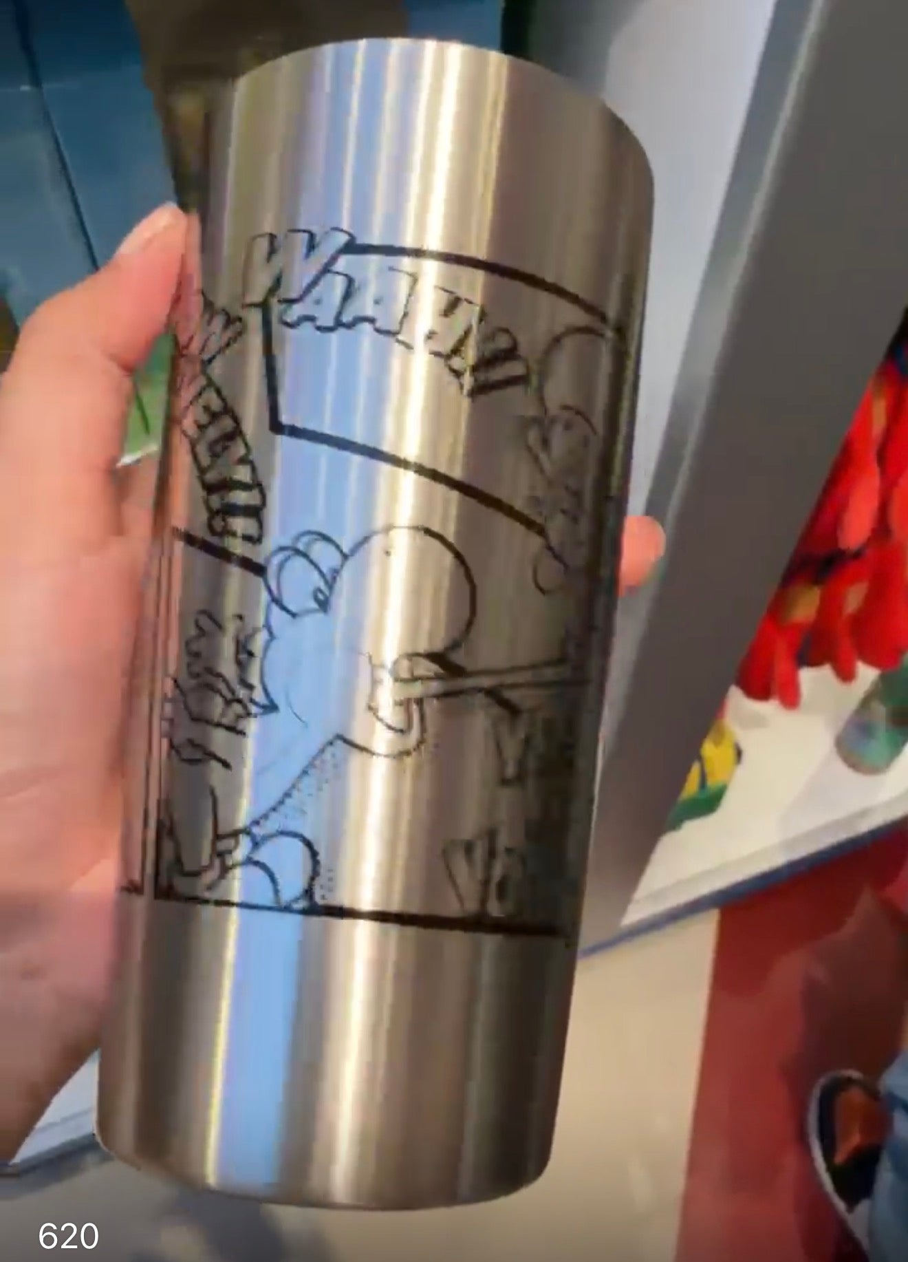 Vaso acero Nintendo world