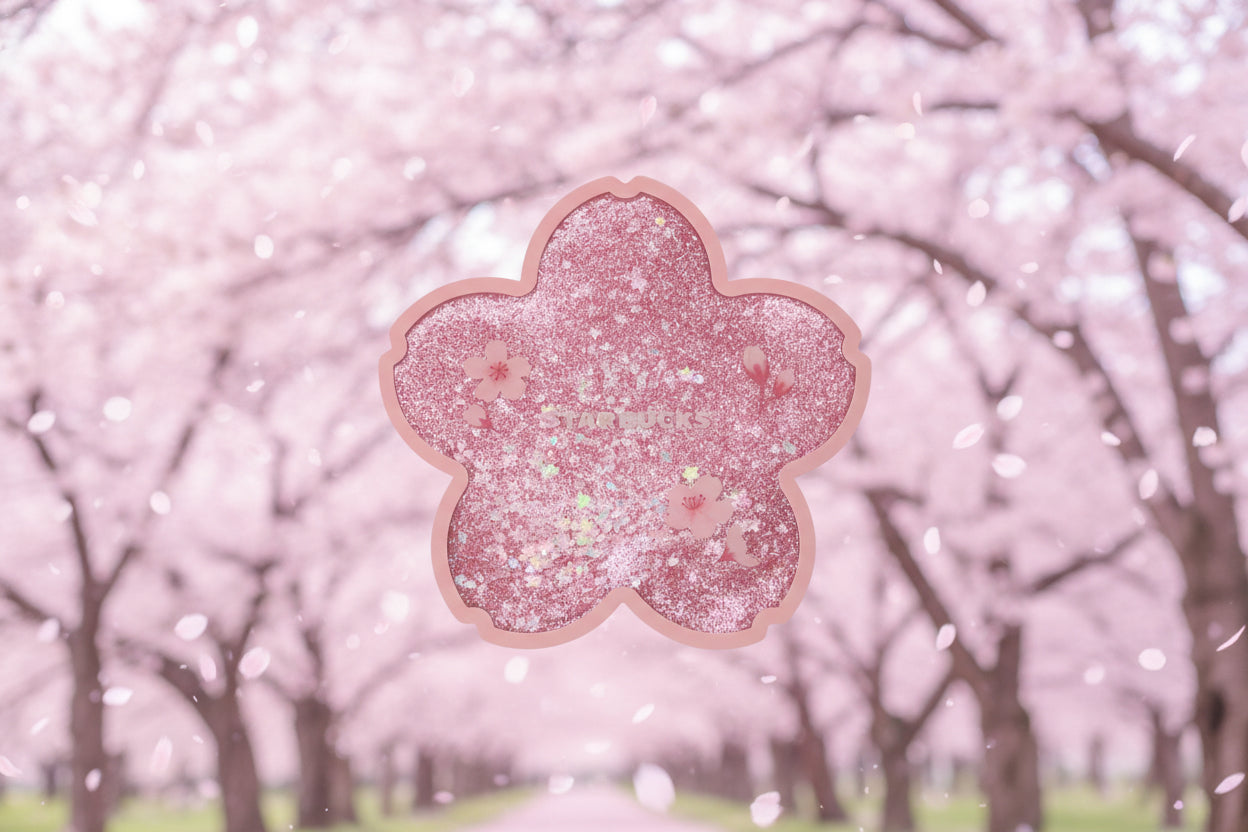 Starbucks Japan 2026 Cherry Blossom series coaster