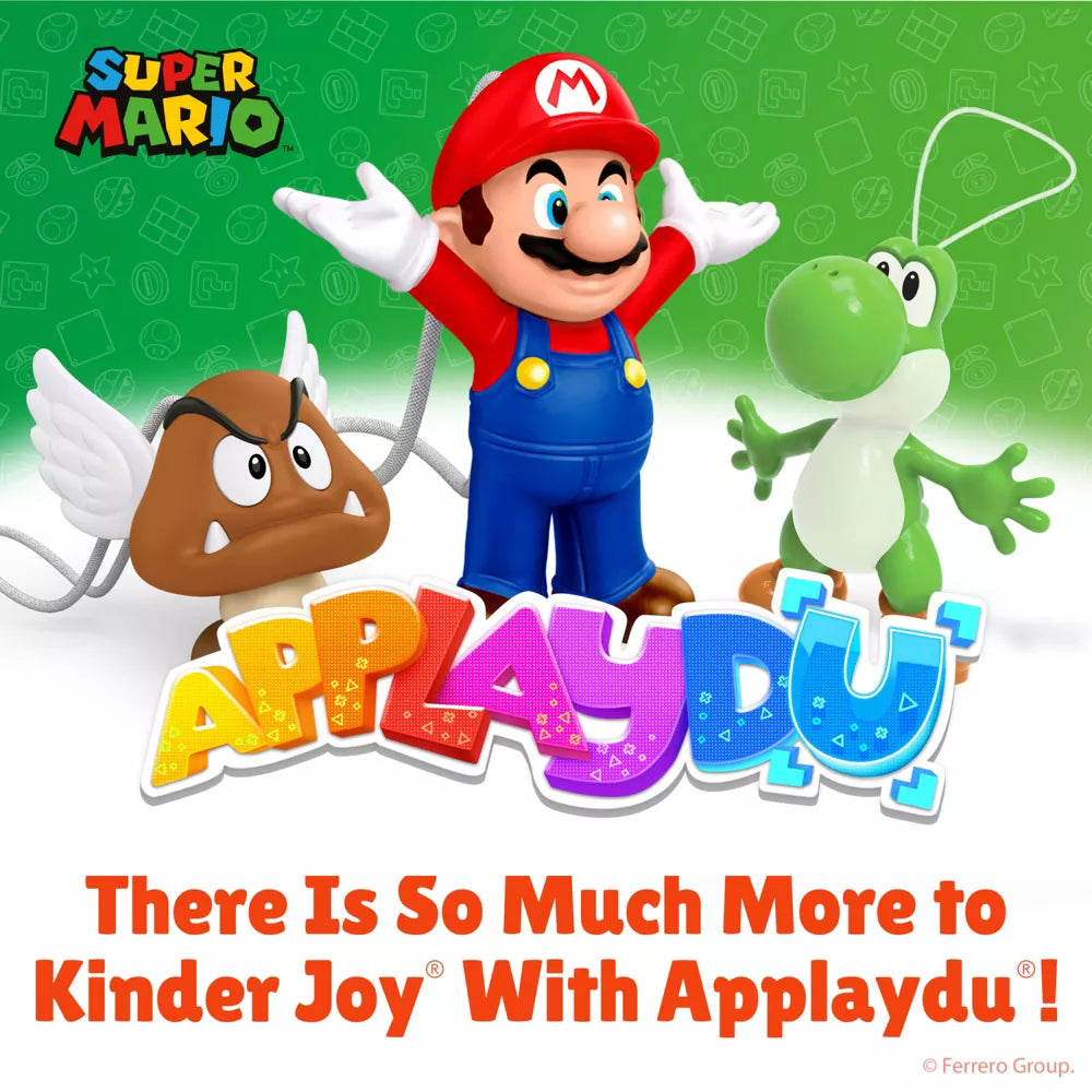 Super Mario Kinder Joy Egg (Assortment May Vary) Candy - 0.7oz US Goods