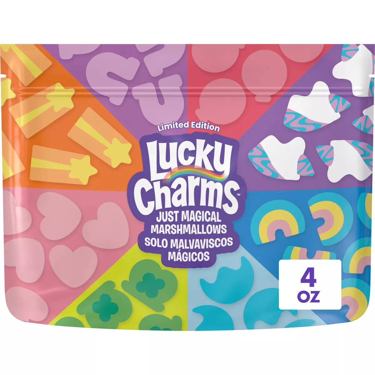 Bolsa Malvaviscos Lucky Charms Marshmallow Pouch - 4oz US goods