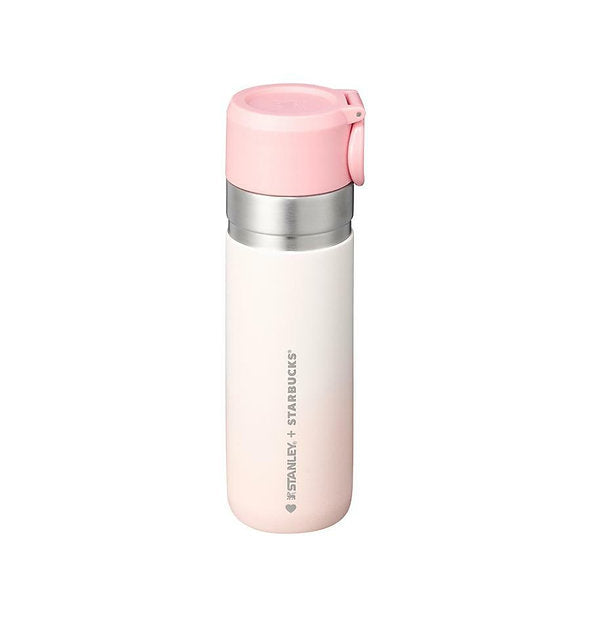 Korea Valentine Pink White Gradation Stanley x Starbucks Stainless Steel Tumbler
