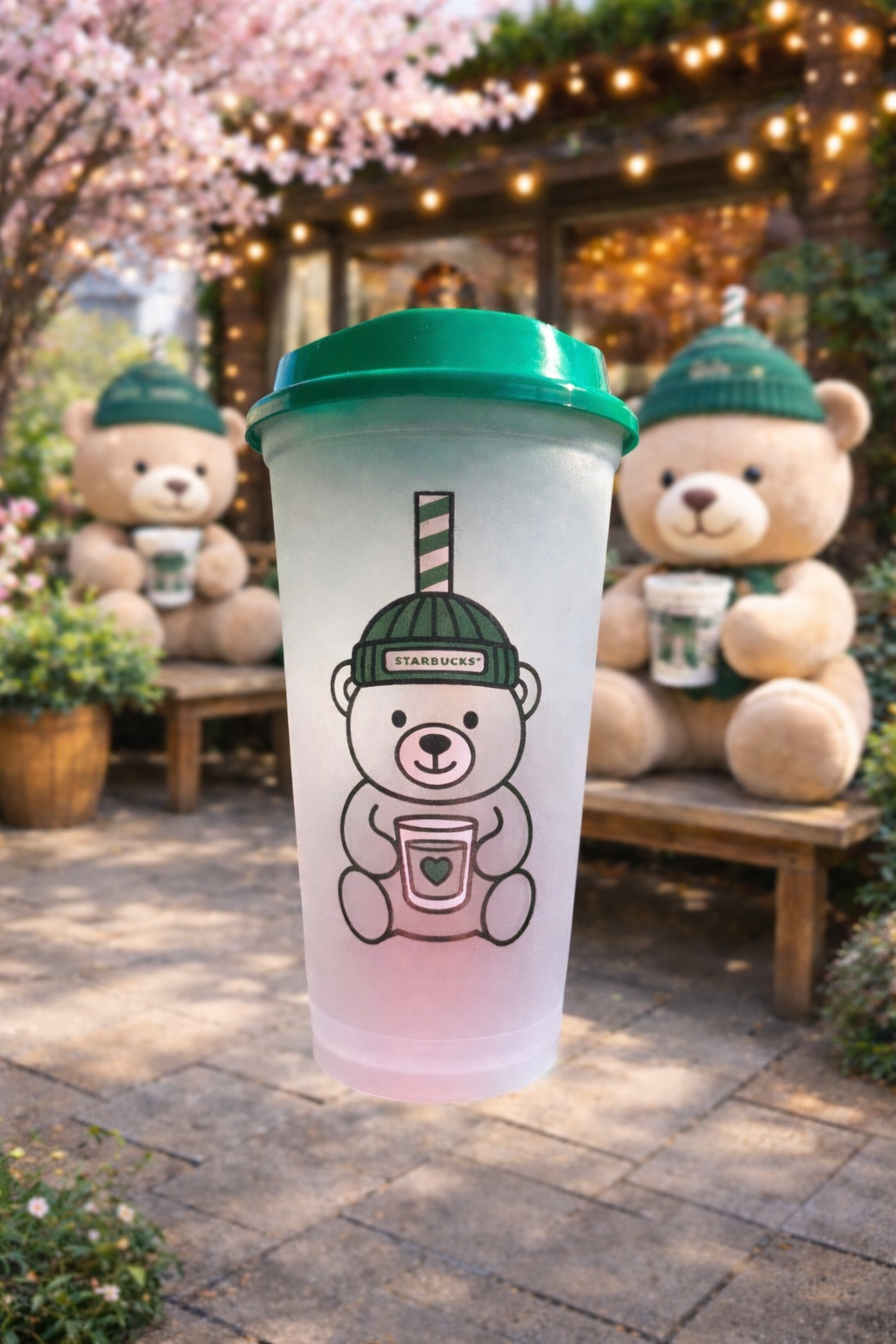Reusable bearista verde Mexico 2026