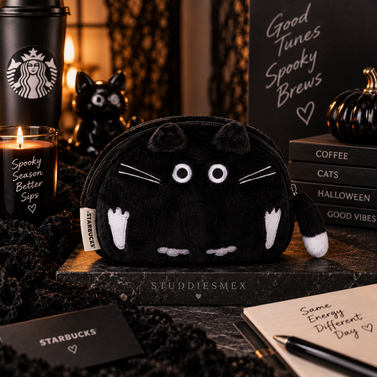 Starbucks Halloween 2026 TW Black Cat Multifunctional Bag