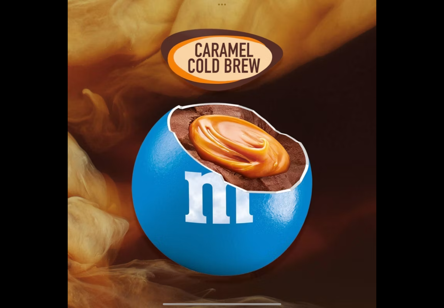 M&M'S Caramel Cold Brew Chocolate Candy Share Size Candy Bag - 9.05oz US goods
