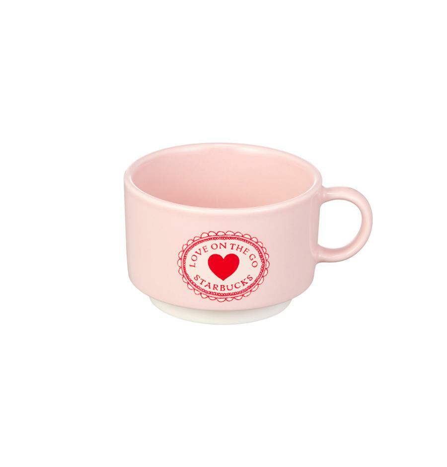 Taza y platillo Sweetie Heart 237 ml Starbucks Corea San Valentín 2025