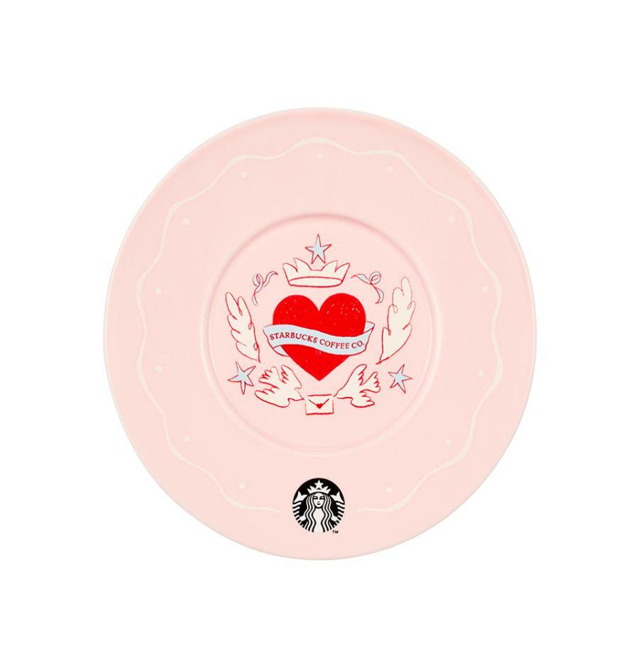 Taza y platillo Sweetie Heart 237 ml Starbucks Corea San Valentín 2025