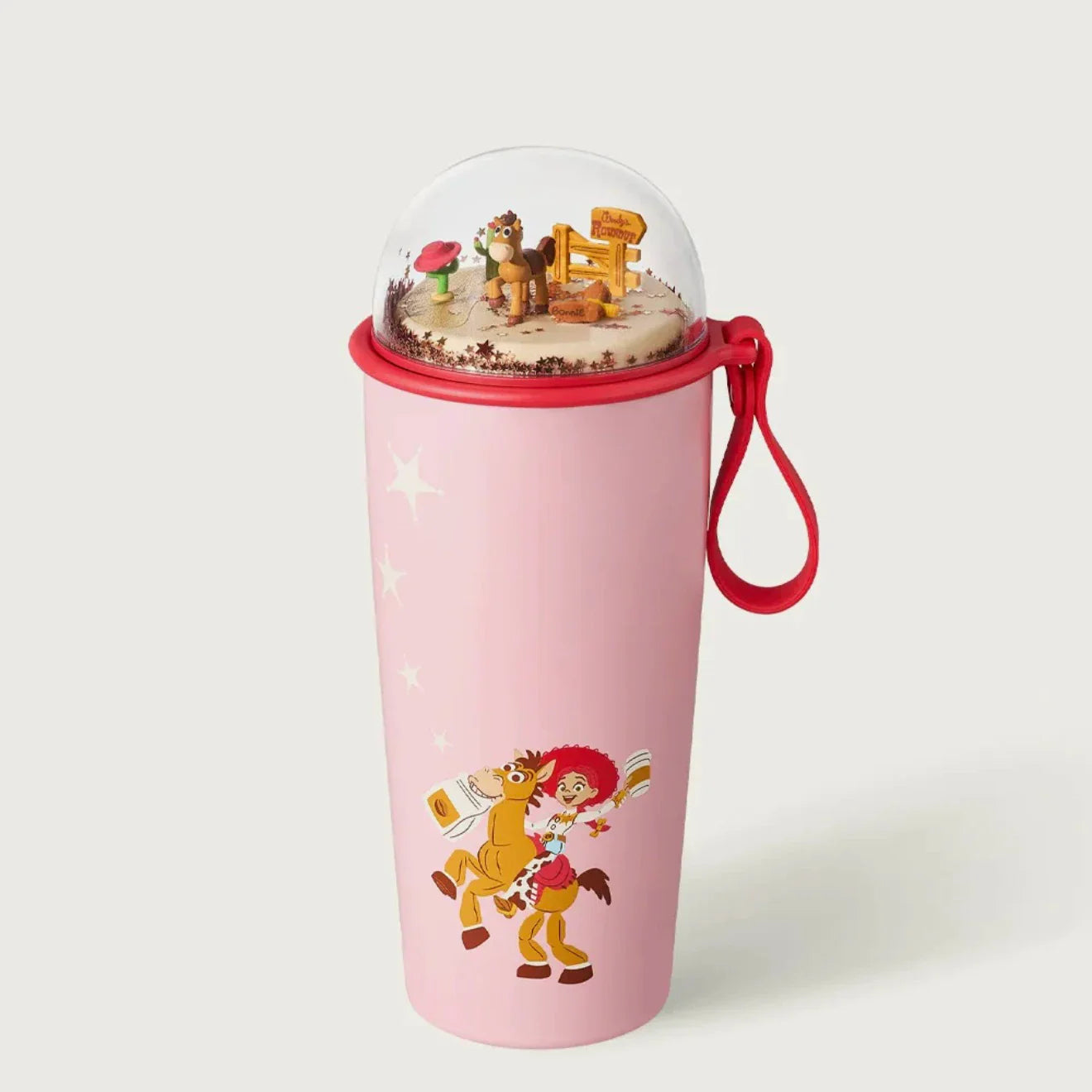Termo de Acero Inoxidable Rosa Domo con Tiro al Blanco 473ml Starbucks Toy Story Corea 2026