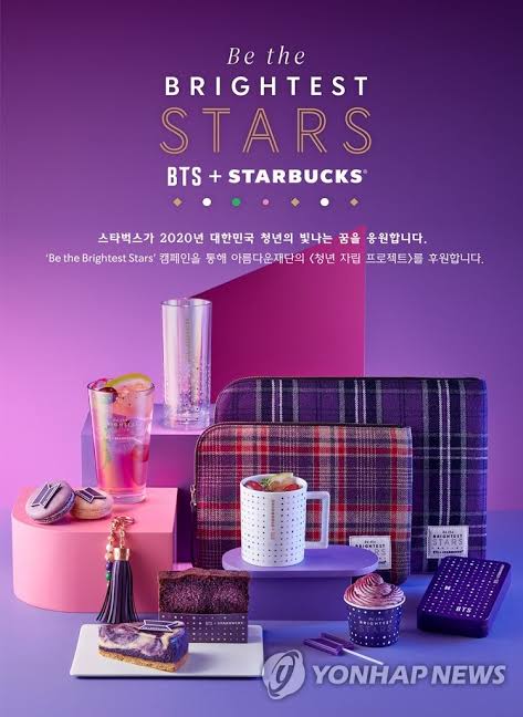 Starbucks BTS 2020 Corea set completo