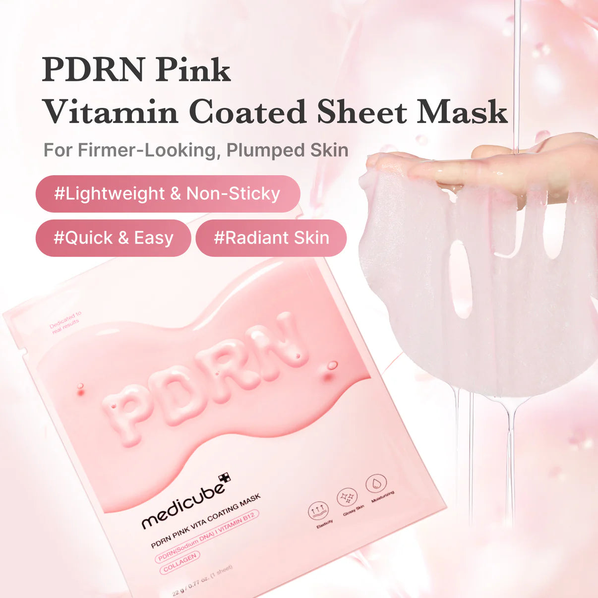 PDRN Pink Vita Coating Sheet Mask Medicube