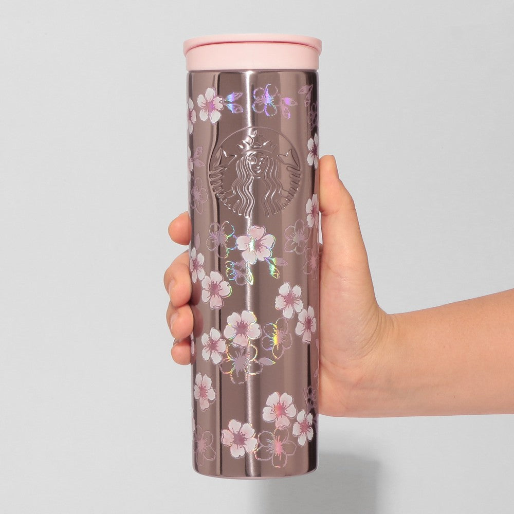 Botella metálica de acero inoxidable Rosa claro 473 ml Starbucks Japón SAKURA 2026