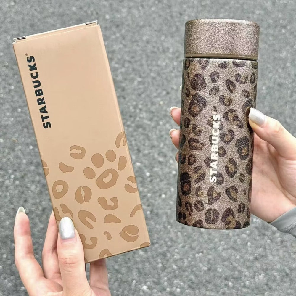 Termo de acero inoxidable Starbucks Starbucks China 2026 Leopard Print Series