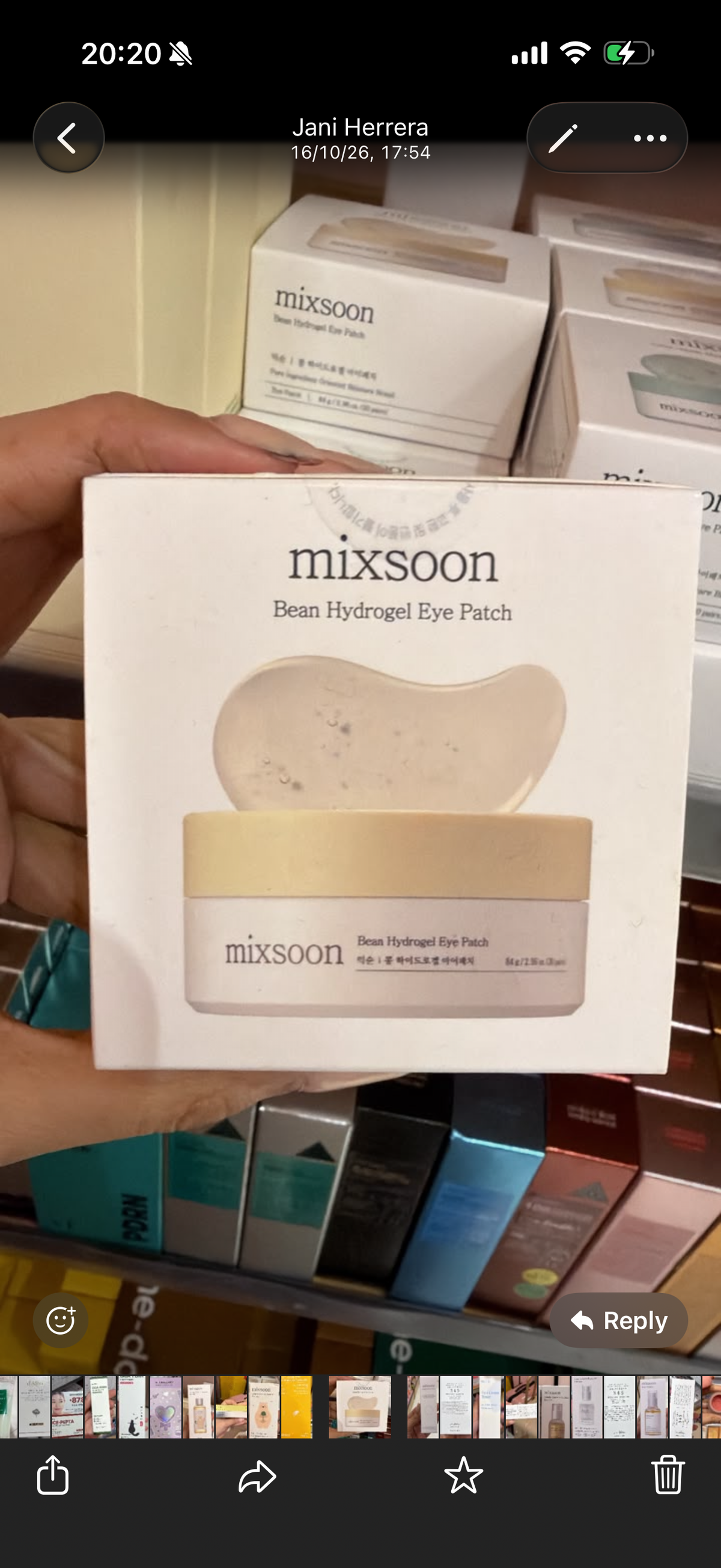 mixsoon
Bean Hydrogel Eye Patch