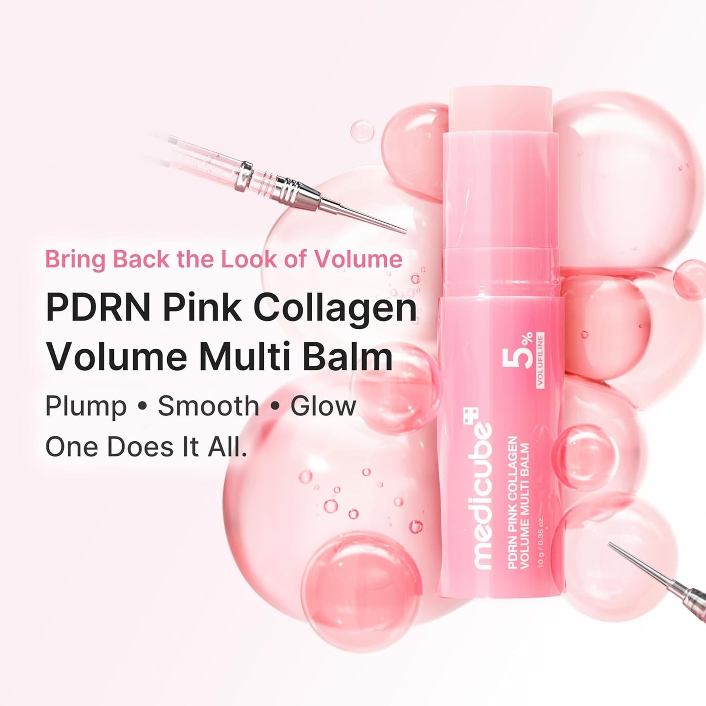 Medicube Balm PDRN Pink Collagen medicube* PDRN PINK COLLAGEN VOLUME MULTI BALM 10g / 0.35oz.
5% VOLUFILINE