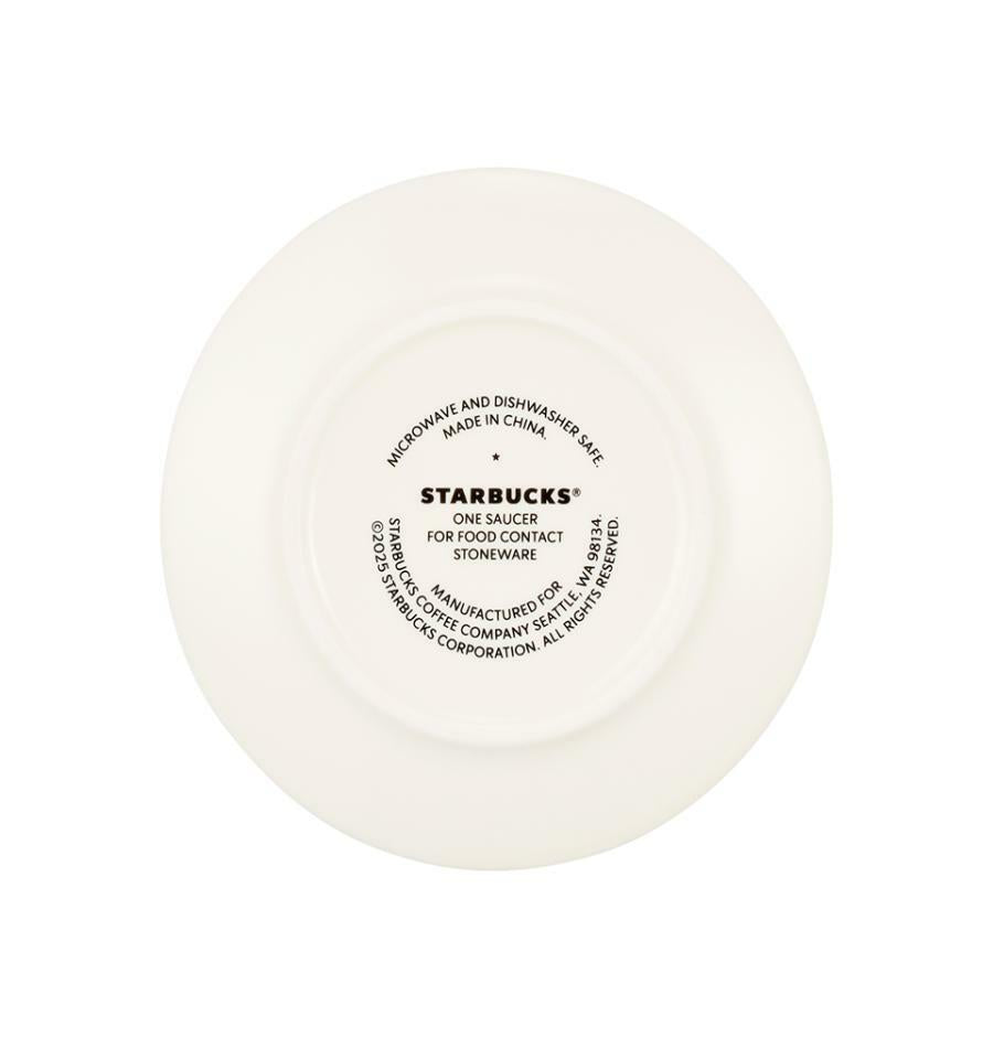 Taza y platillo Swetty Bunny 237m Starbucks Corea San Valentín 2025