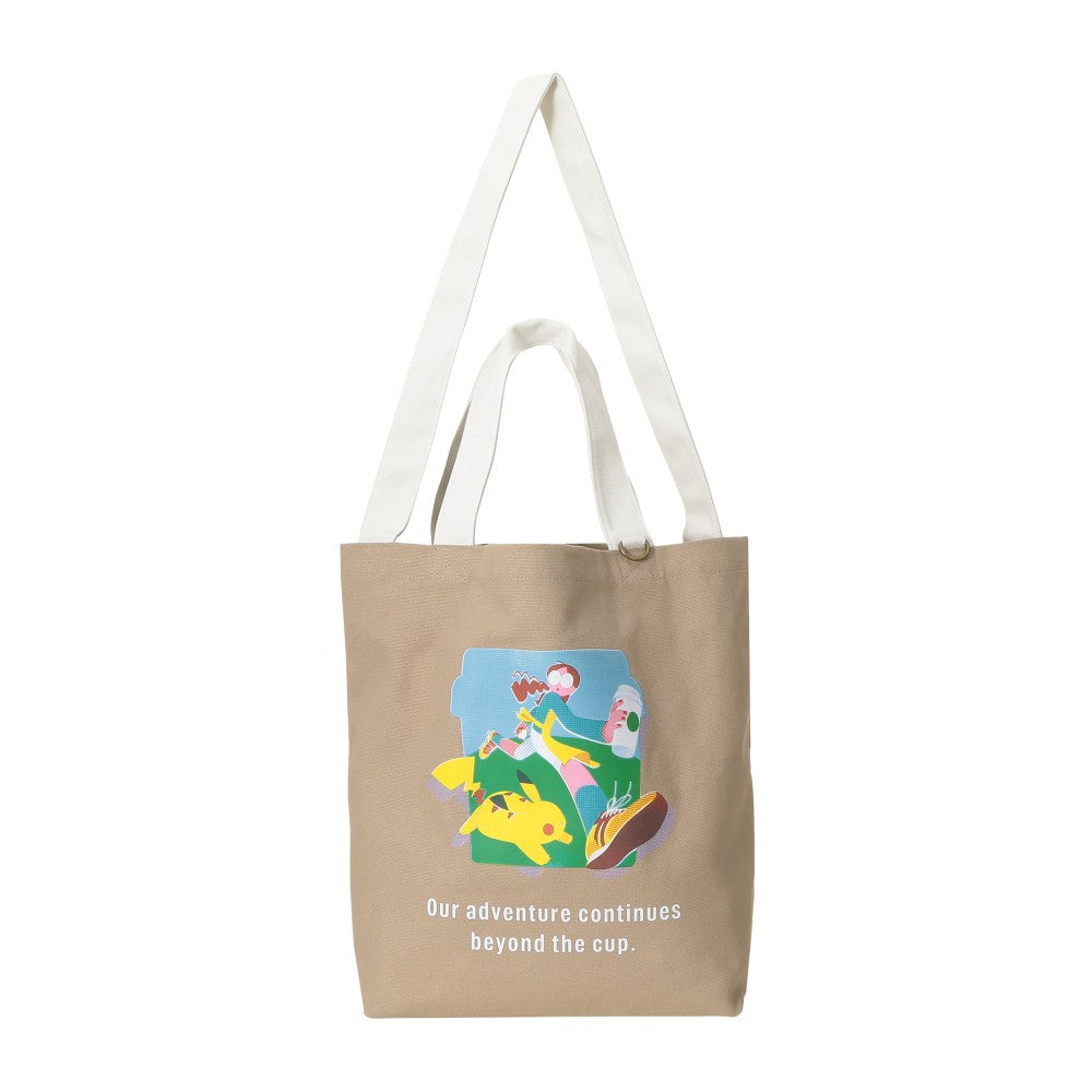 Bolsa de mano reusable Pokémon + STARBUCKS Conexión de café