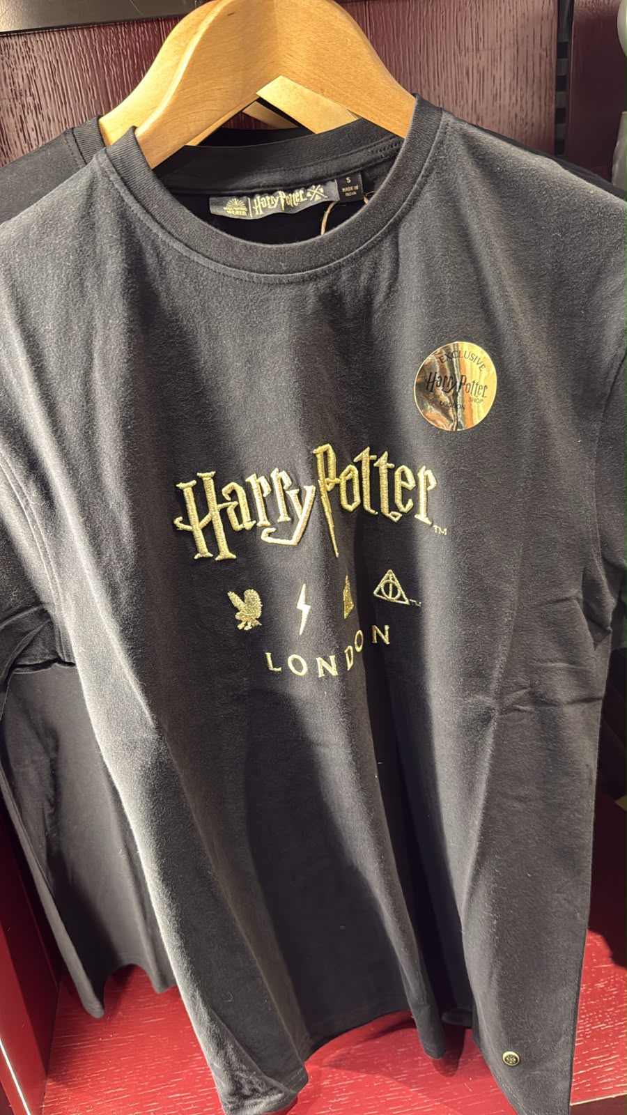 Playera negra Harry Potter King Cross London