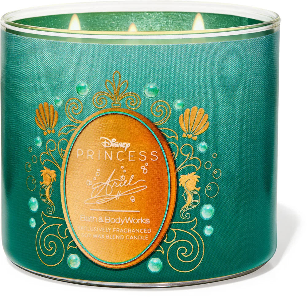 Vela Bath and Body Works Ariel 3 pabilos