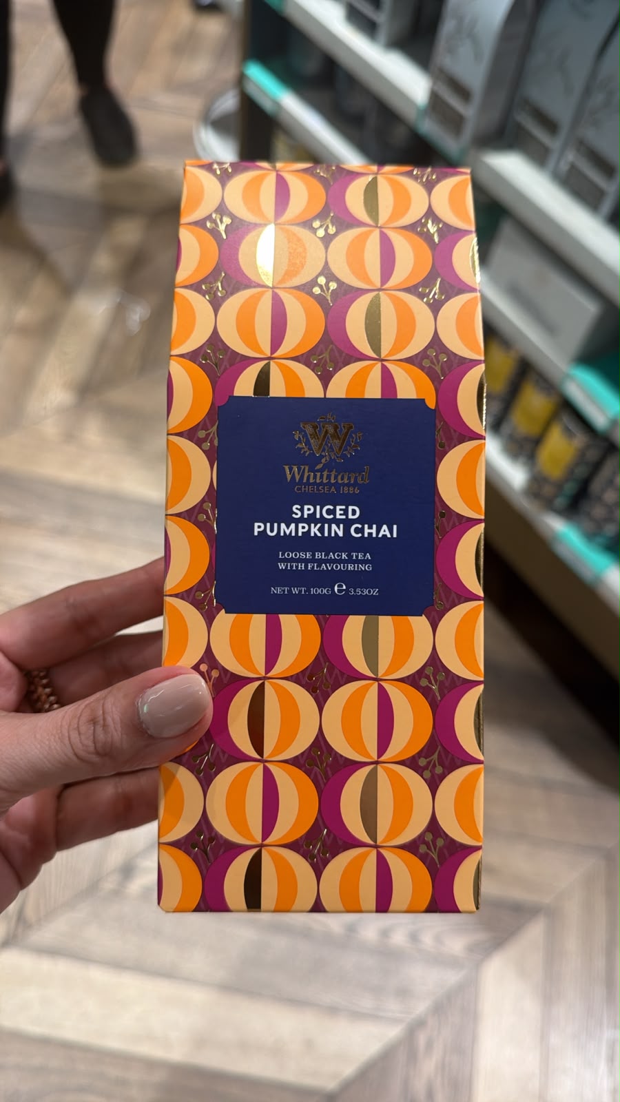 Spiced pumpkin chai Whittard black tea