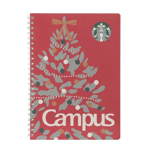 Starbucks Japan Holiday 2026 Campus Spiral Notebook Tree