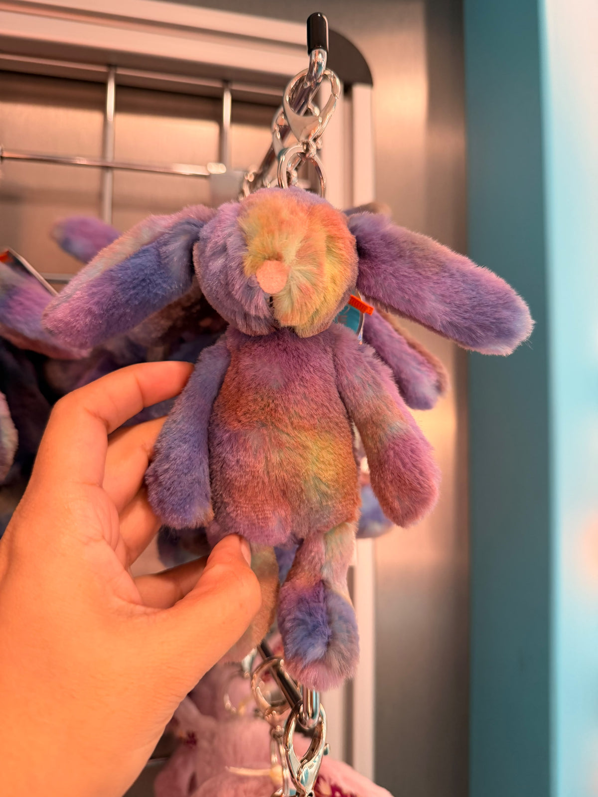 Conejo jellycat multicolor Morado